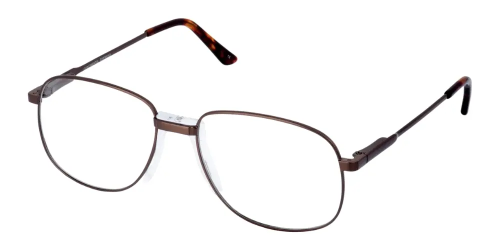 Sophisticated & Bold Brown Prescription Glasses