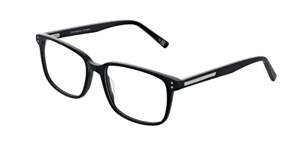 Sophisticated & Strong Black & Crystal Prescription Glasses