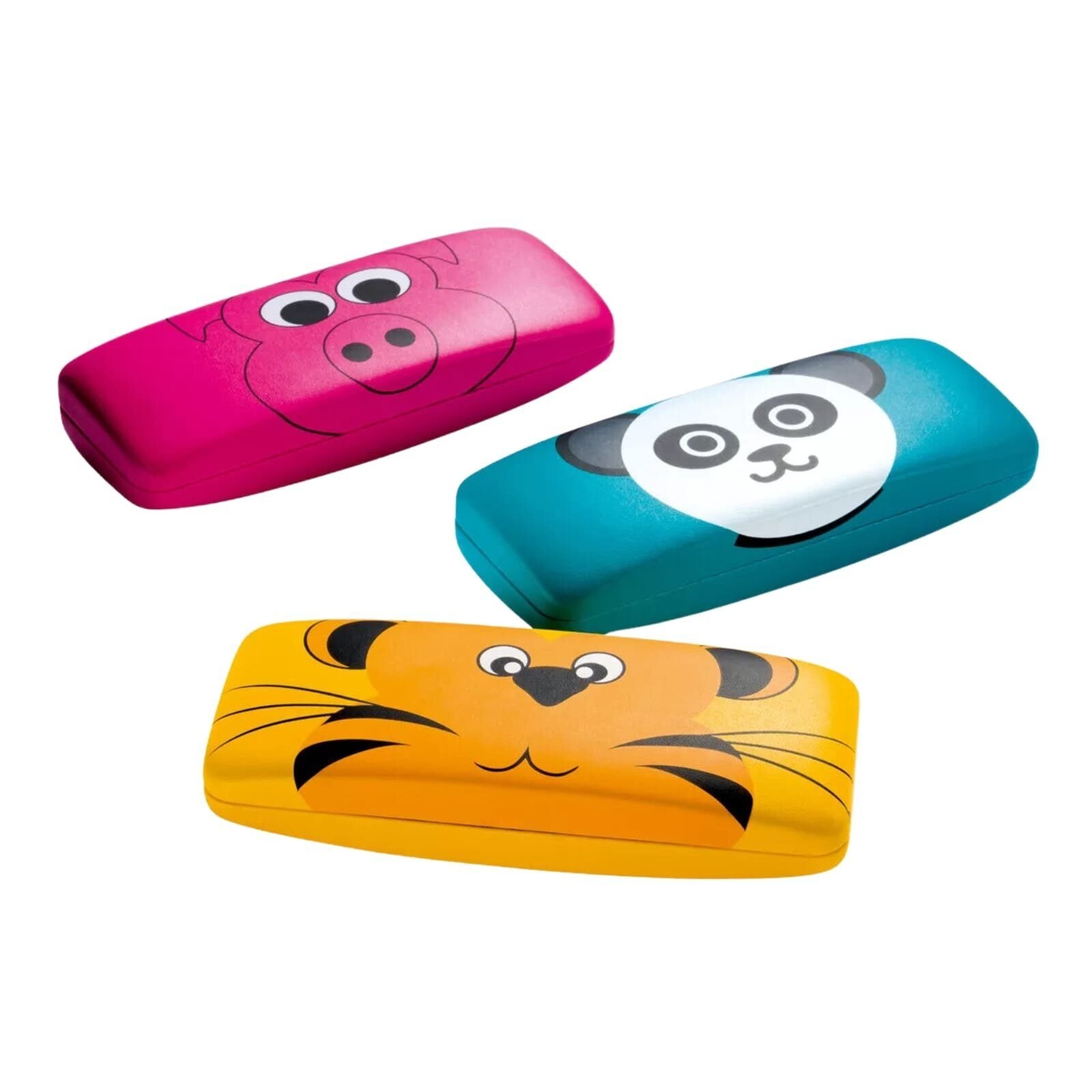 Children Lucy Cartoon Animal Faces Case the Bold Coloured Cases Feature