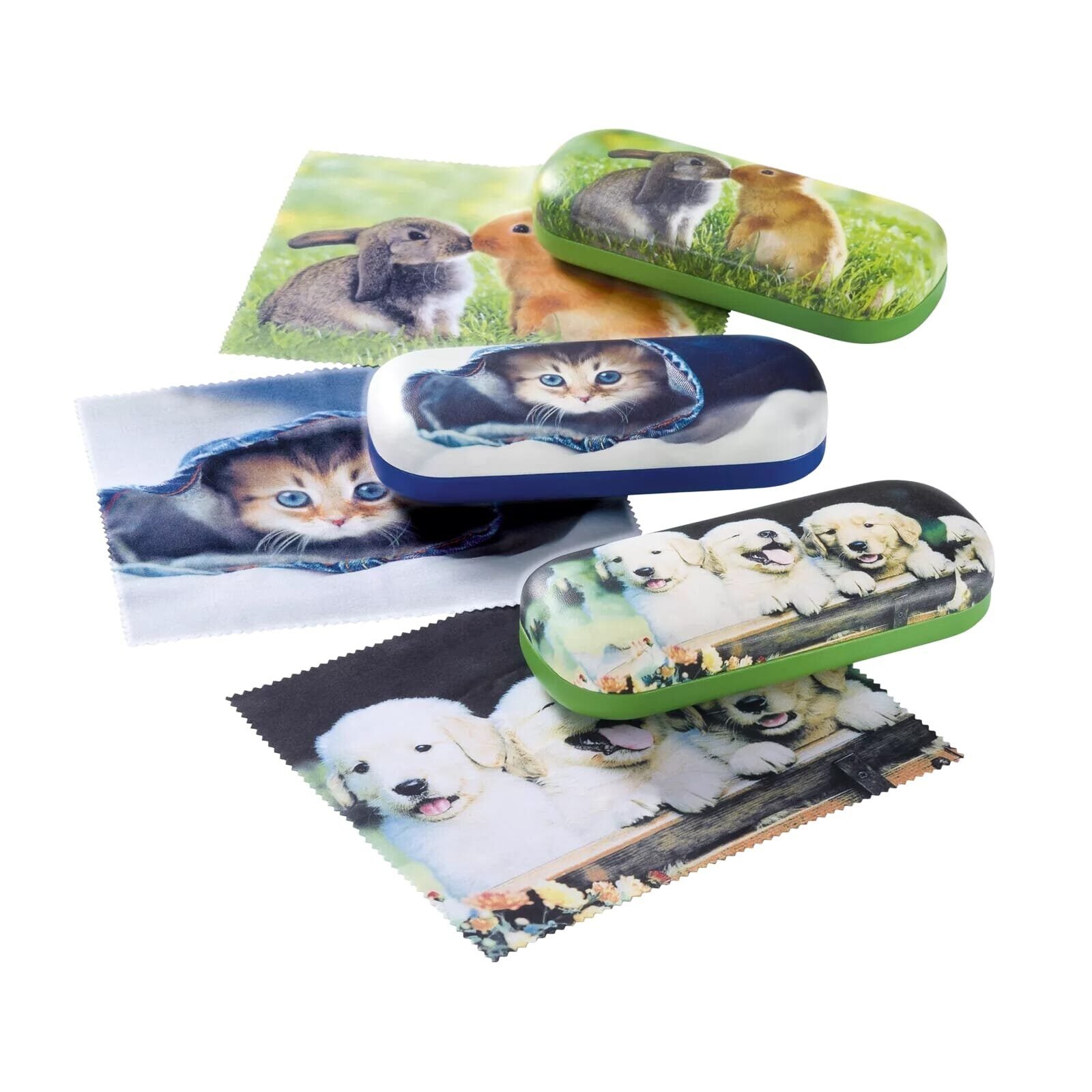 Covered Metal Case With Animal Designs And A Colour Matched Lining