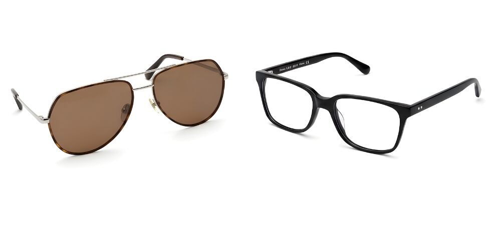 C3 Black/Grey + Golding C1 sepia marblewood Optical Sunglasses Bundle