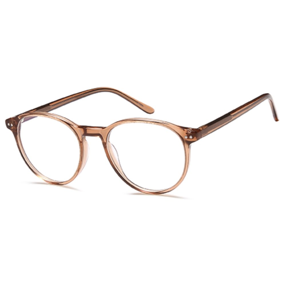 D141 Prescription Glasses - brown - crystal